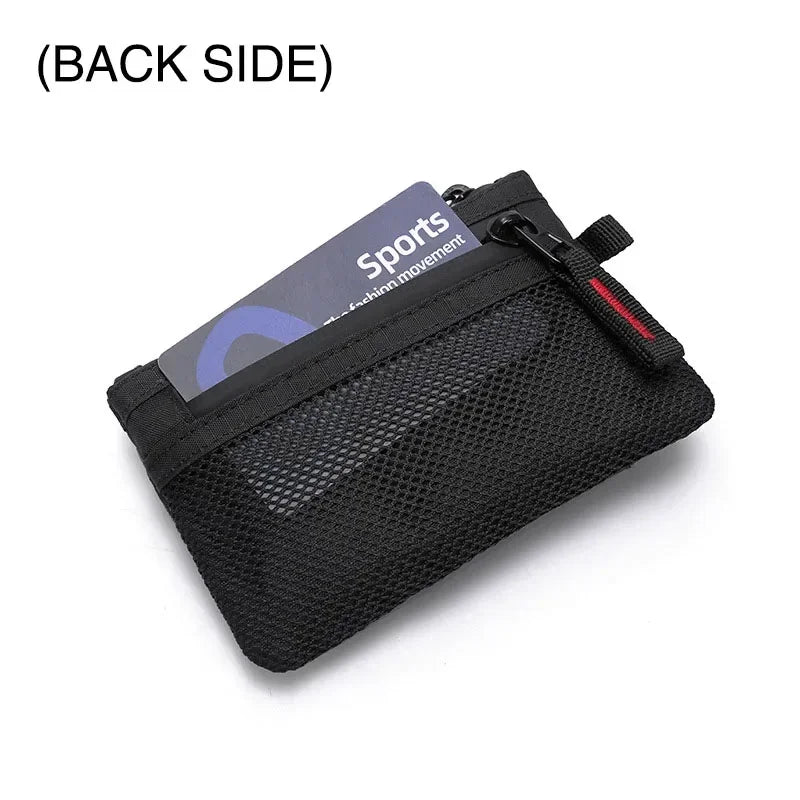 rfid card holder zip coin pouch back view axis cardcase