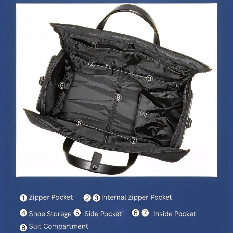 waterproof spacious durable axis travel companion mens weekender bag multiple pockets