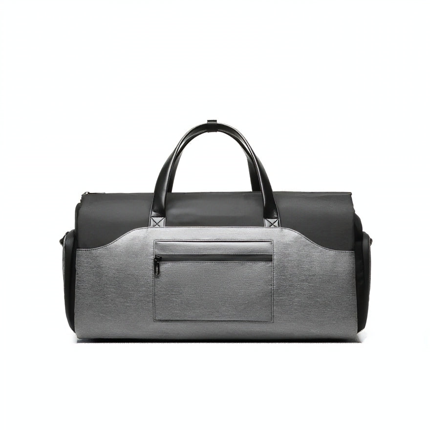 large capacity axis travel companion mens duffle bag durable waterproof back view