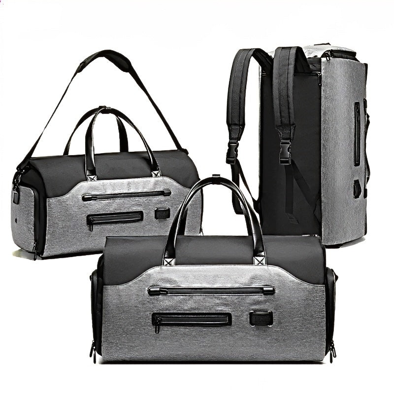 axis travel companion carry handles on durable spacious waterproof mens duffle bag multiple views
