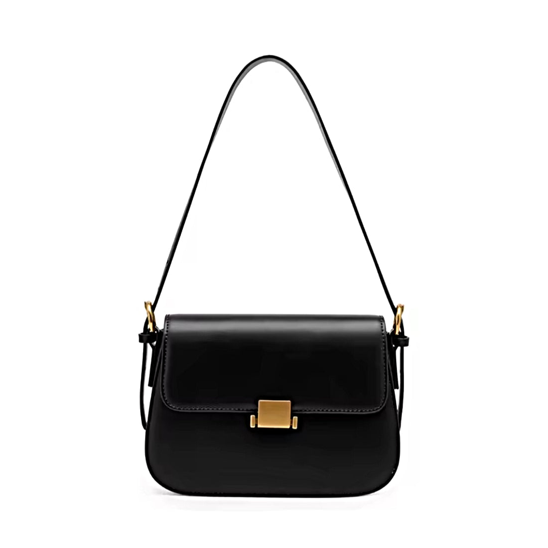 Timeless Charm Satchel in apricot genuine kitt cross grain leather with structured rectangular silhouette flap front design gold accent hasp closure and single shoulder strap showcasing upscale minimalist styling luxury craftsmanship premium finish and compact everyday elegance