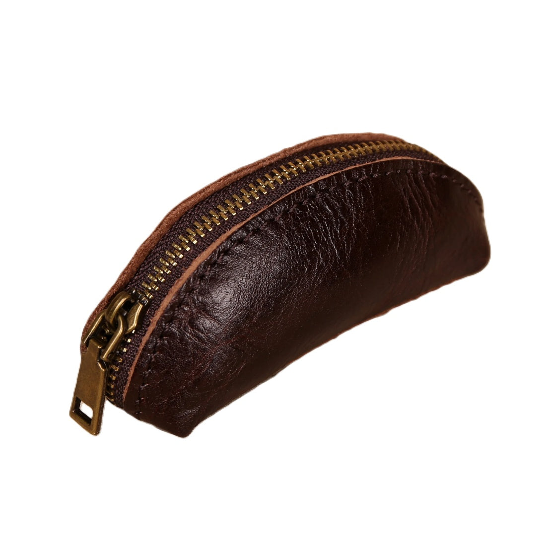 heritage key case coffee leather key wallet