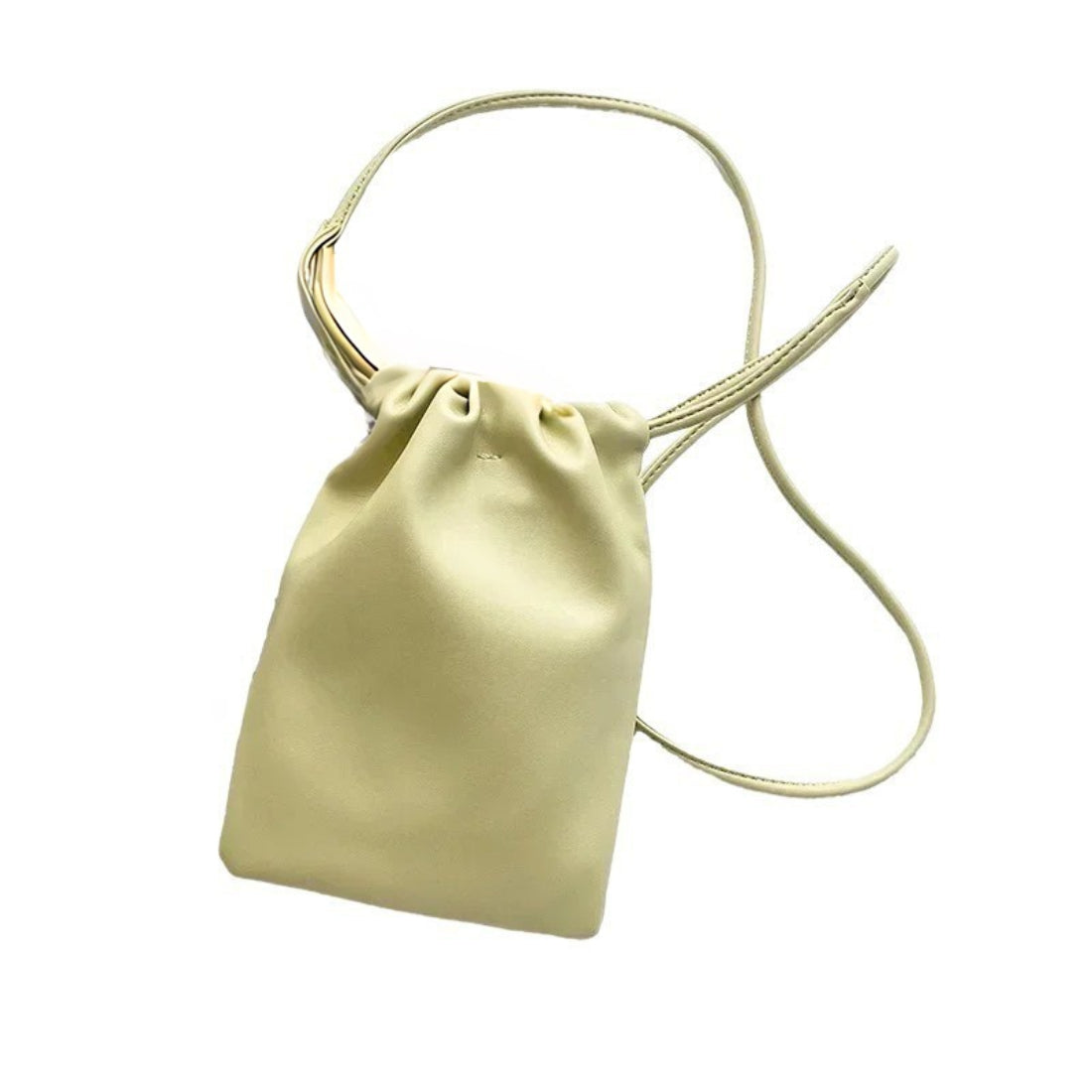 yellow pouch on shoulder vegan leather bags leather shoulder bag