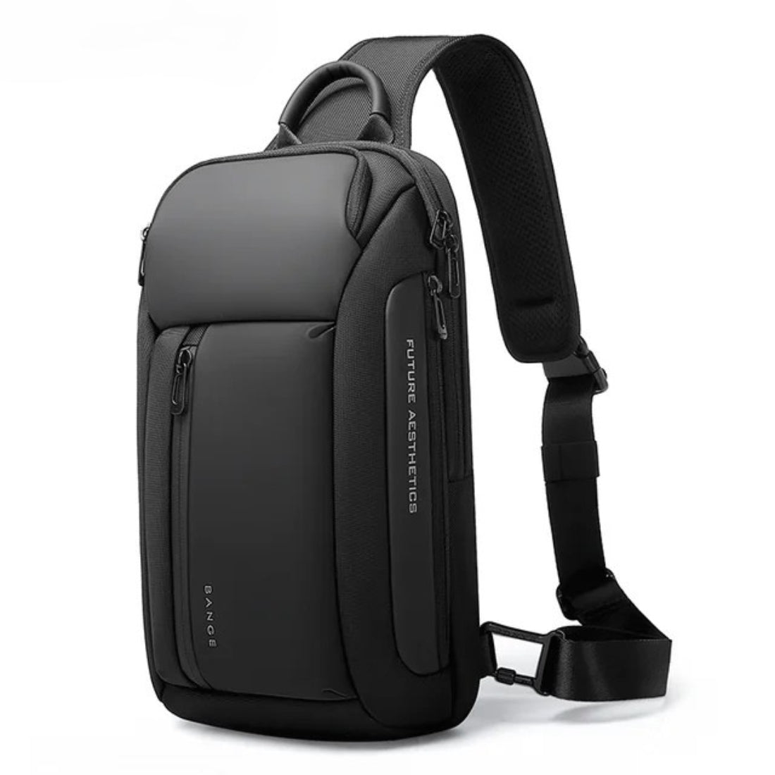 BANGE Velocity Pack blue premium waterproof oxford fabric padded laptop compartment smart storage urban travel upscale backpack lightweight and durable